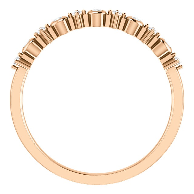 14K Rose Gold 1/10 CTW Diamond Ring from Leonard & Hazel™