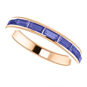 14K Rose Tanzanite Ring