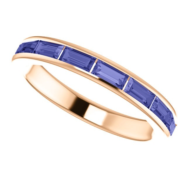 14K Rose Tanzanite Ring