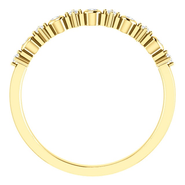 14K Yellow Gold 1/10 CTW Diamond Ring from Leonard & Hazel™