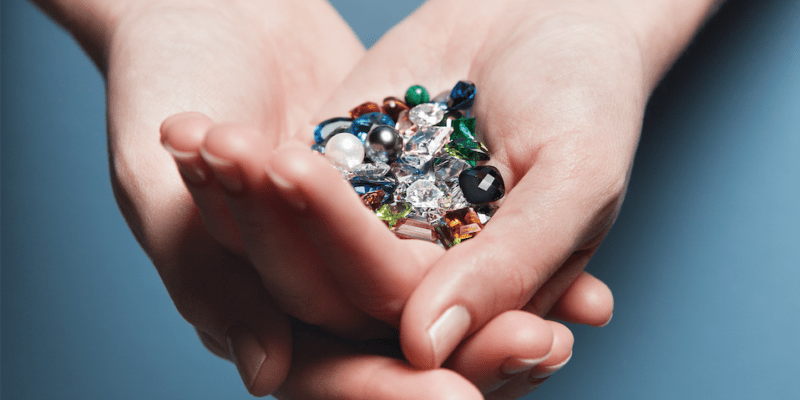 Gemstones in Hand