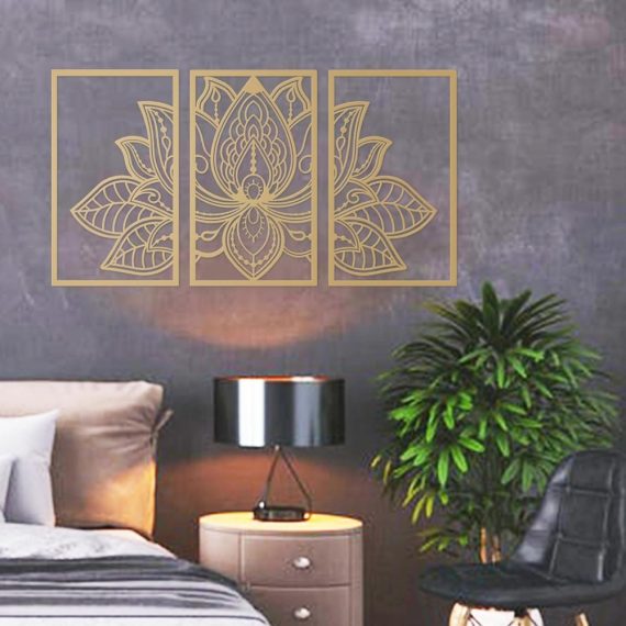 Lotus Mandala Wall Art