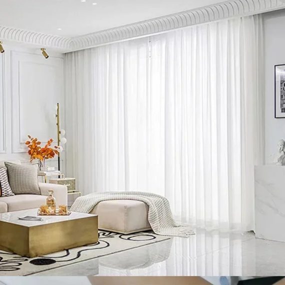 light luxury sheer curtains