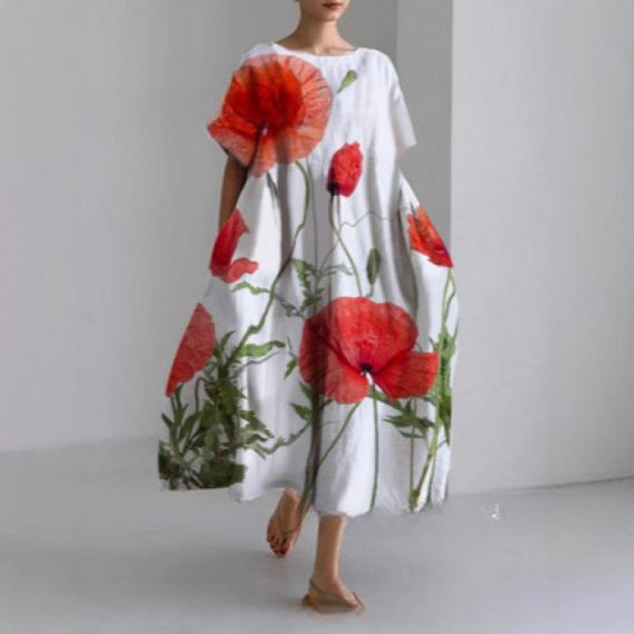 loose round neck fashion