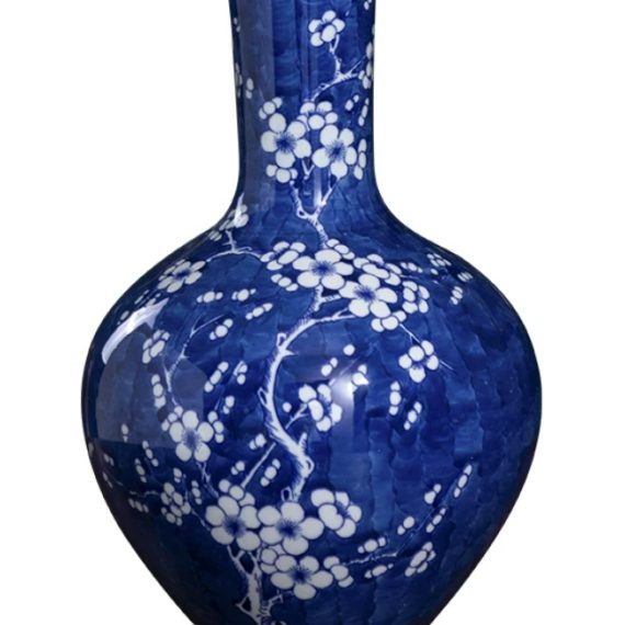 Hand-Painted Vintage Ceramic Vase for Living Room Flower