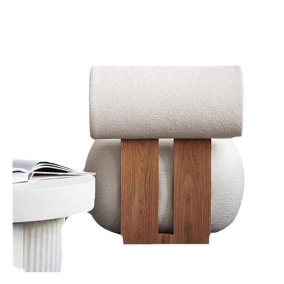 Nordic Modern Light-Luxury Solid Wood Sofa Chair