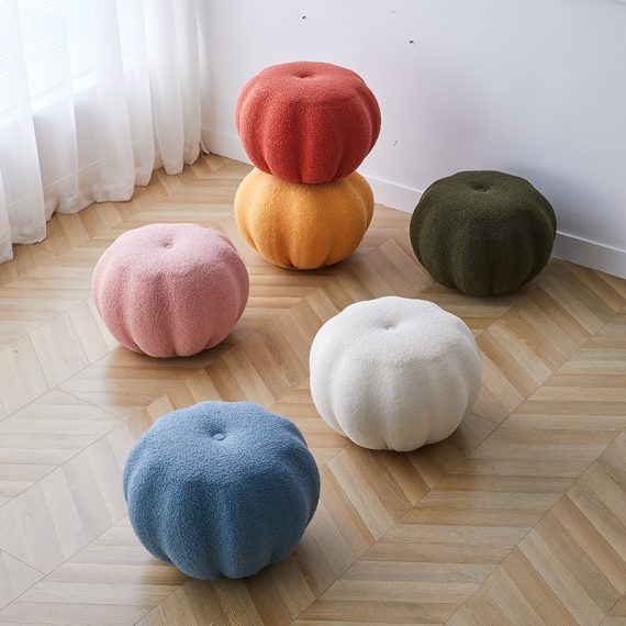 Platform Stool, Cloud-Shaped Sofa, Living Room Coffee Tab