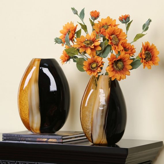 Glass Decorative Flower Vase Ornament