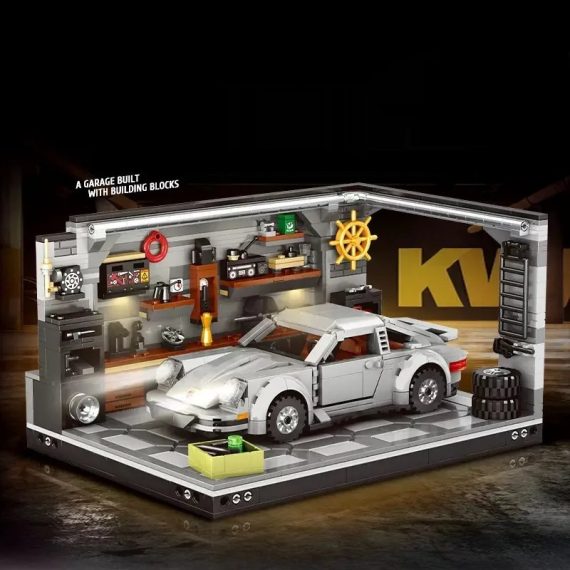 Sports Car Assembly Building Blocks Toy Model Gift for Bo