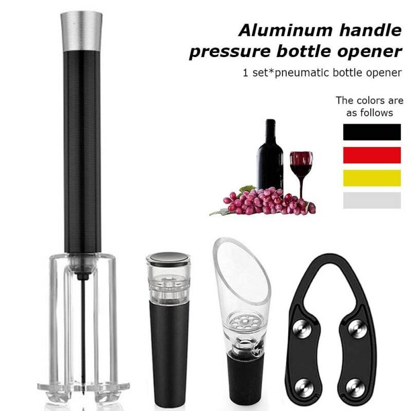 Stainless Steel Wine Opener Set with Air Lift Technology - Image 5