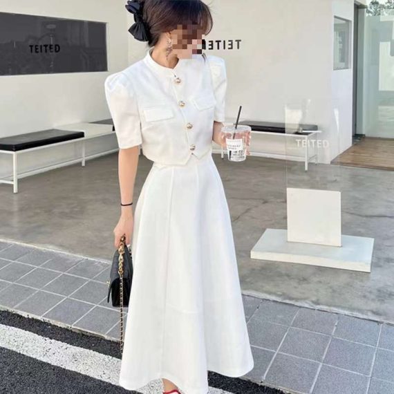 Salt-Style Outfit Two-Piece Skirt Set