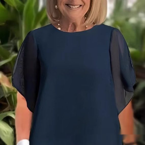 Elegant Chiffon Solid - Leonard & Hazel