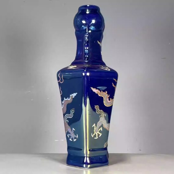 Cultural Appraisal Item Noctilucent Porcelain Dragon-Desi