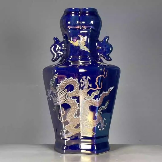 Cultural Appraisal Item Noctilucent Porcelain Dragon-Desi