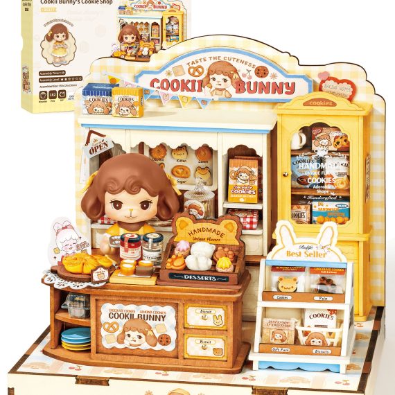 Rolife Cookii Rabbit'S Biscuit Shop Mini Diy House Kit