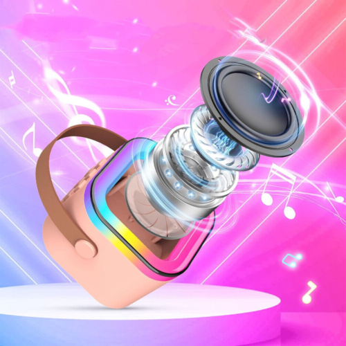 Portable Kids Mini Karaoke Machine Bluetooth Speaker - Image 4