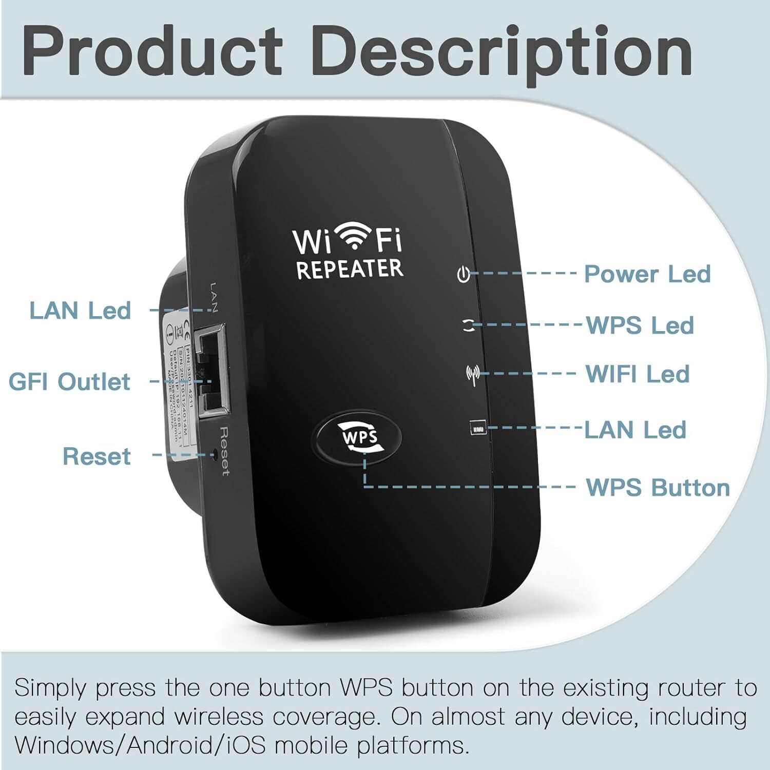 Wifi Repeater Wireless Signal Amplifier Extended Network - Image 3
