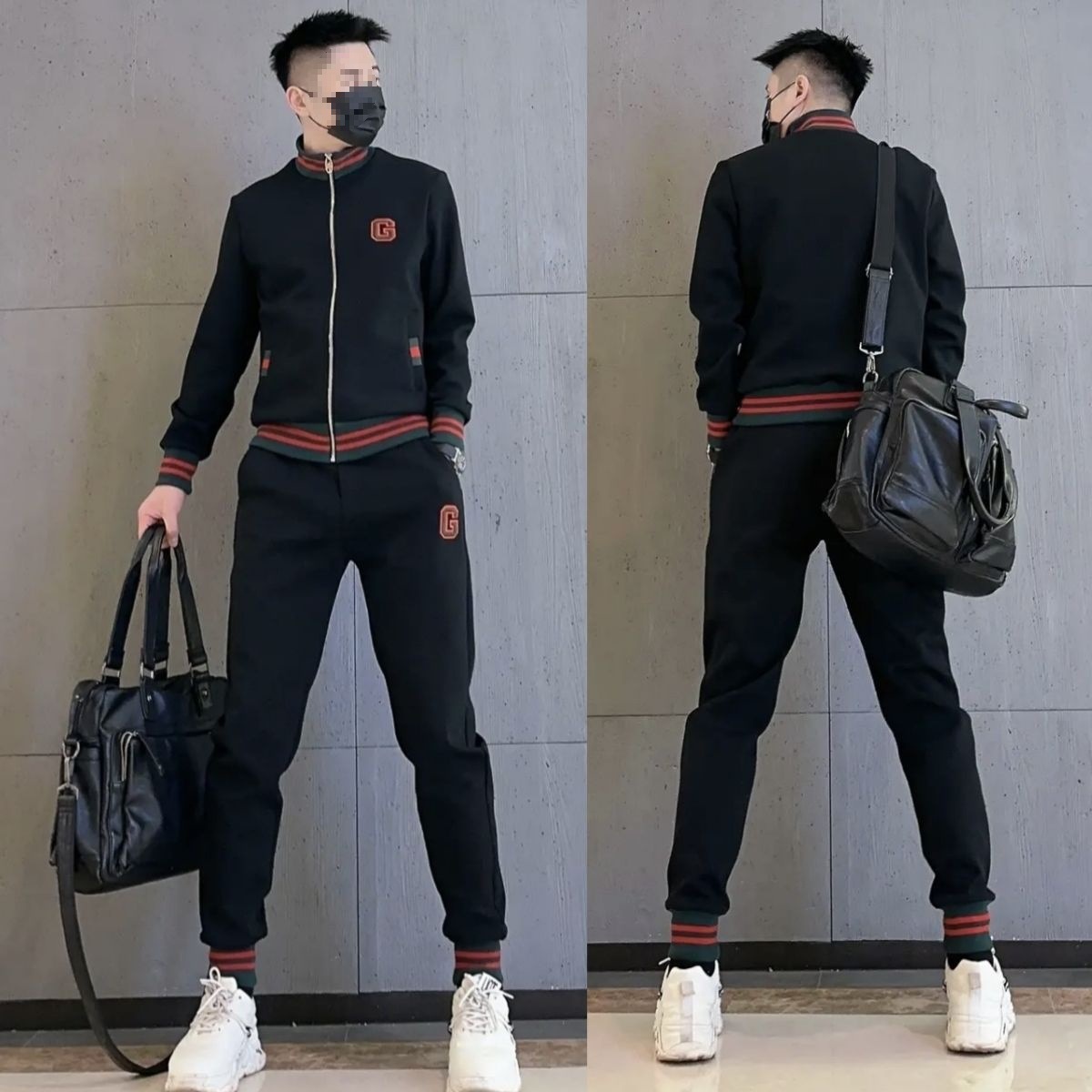 Light Luxury Simple Stylish All-Match Casual Sports Suit