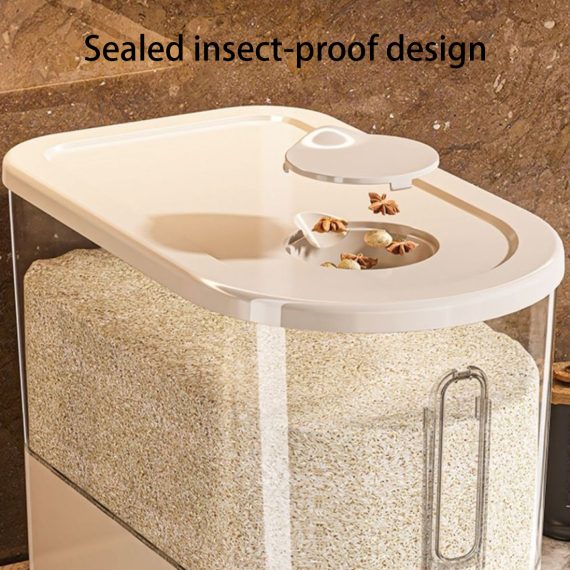 5Kg Rice Dispenser Container Cereal Dispenser Box Dry Foo