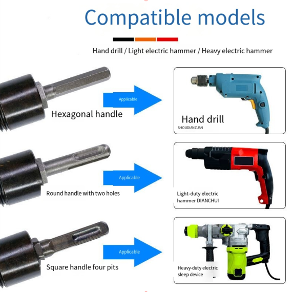 4 Pcs Wood Splitting Drill Bit Kit - Splitting Chisel Woo