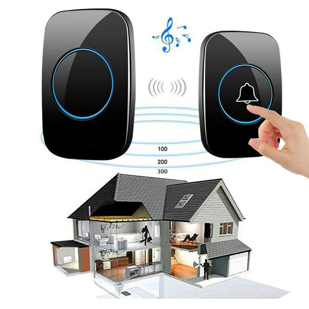 Wireless Doorbell Waterproof Range Door Bells Kit Cordles - Image 3