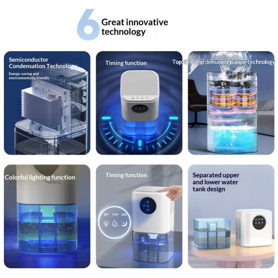 Large-Capacity Smart Dehumidifier