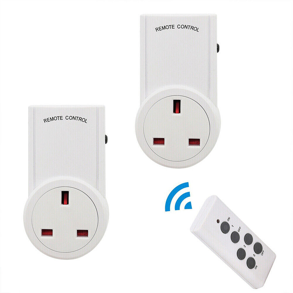1-5 Remote Control Sockets Wireless Home Mains Power Outl