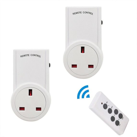 1-5 Remote Control Sockets Wireless Home Mains Power Outl