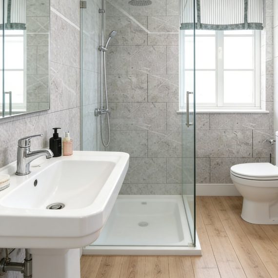 20Pcs Pvc Marble Tiles Wall Sticker Self-Adhesive Stick