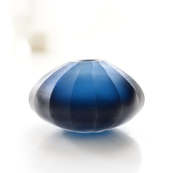 Frosted Color Glass Vase - Leonard & Hazel