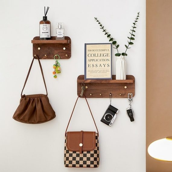 Home Black Walnut Key Storage Hook