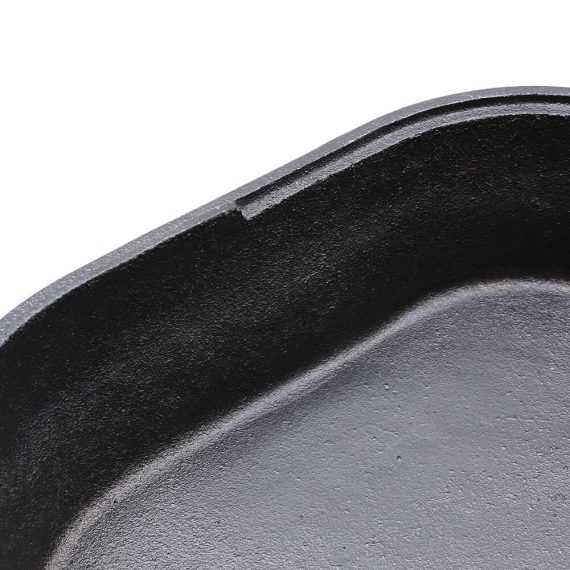 Home 2 in 1 Cast Iron Pot Dutch Oven Stew Pot Skillet