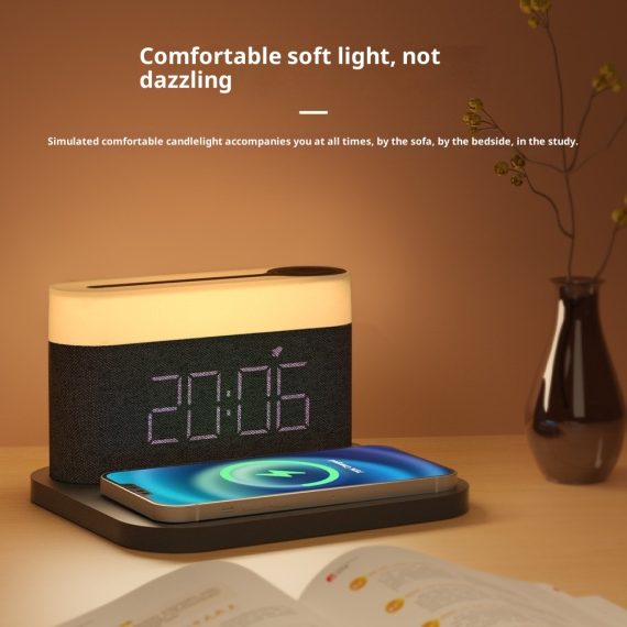 Home Use 3-In-1 Magnetic 15W Wireless Charging Night Light