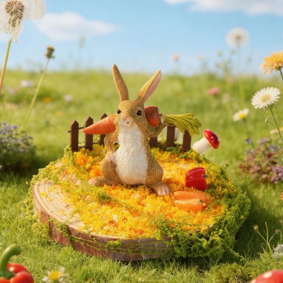 Rabbit Figurine Decor - Leonard & Hazel