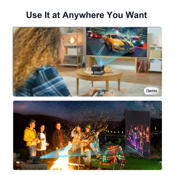 Wireless Casting Mini Home Theater Projector