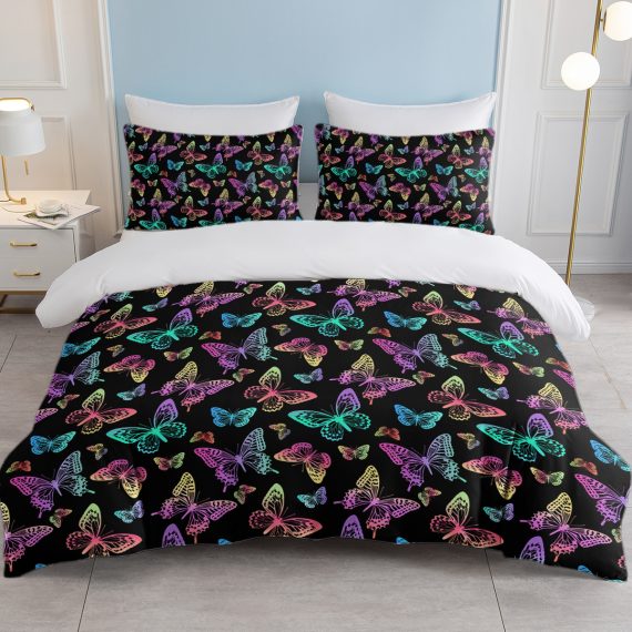 Neon Butterfly Printed - Leonard & Hazel