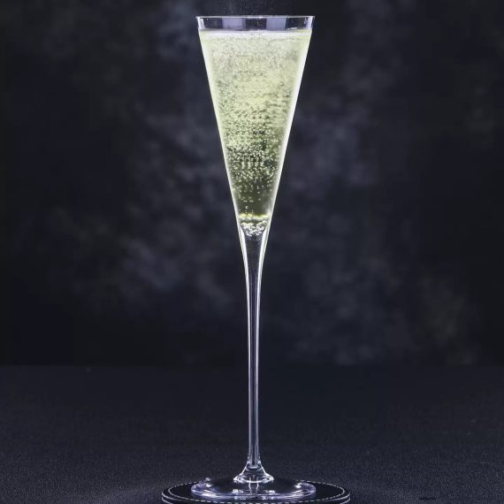 Cp8203 Lead-Free Crystal Triangle Champagne Glass
