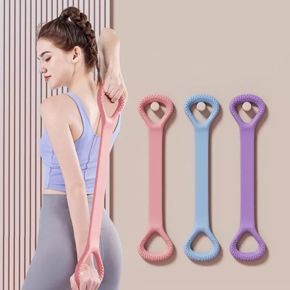 Shaped Fitness Resistance Band Sports Workout Elastic Ban