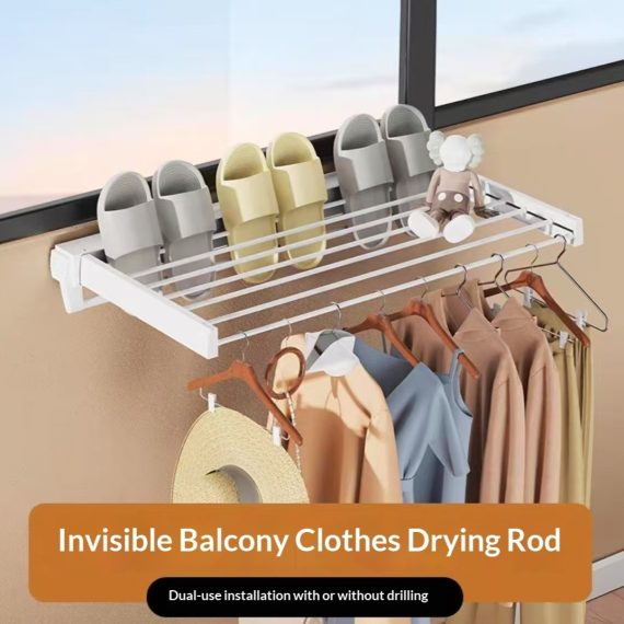 Folding Clothes Rack - Leonard & Hazel