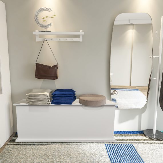 Box Entryway Bench - Leonard & Hazel