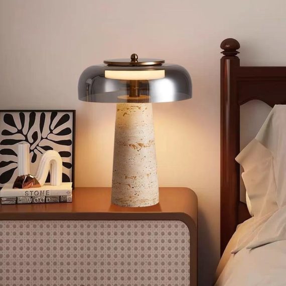Glass Table Lamp - Leonard & Hazel