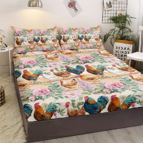 Hen Rooster Print - Leonard & Hazel