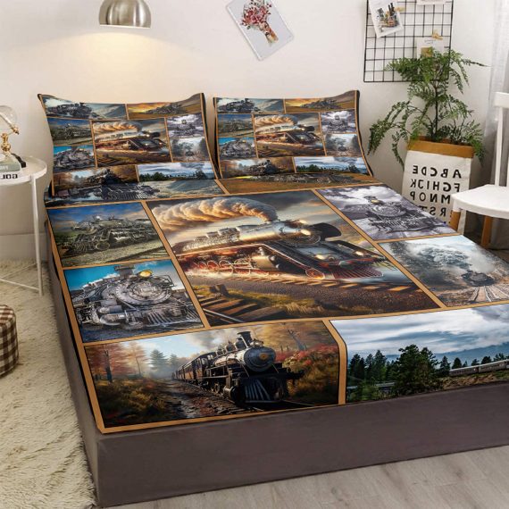 Train Fitted Sheet - Leonard & Hazel