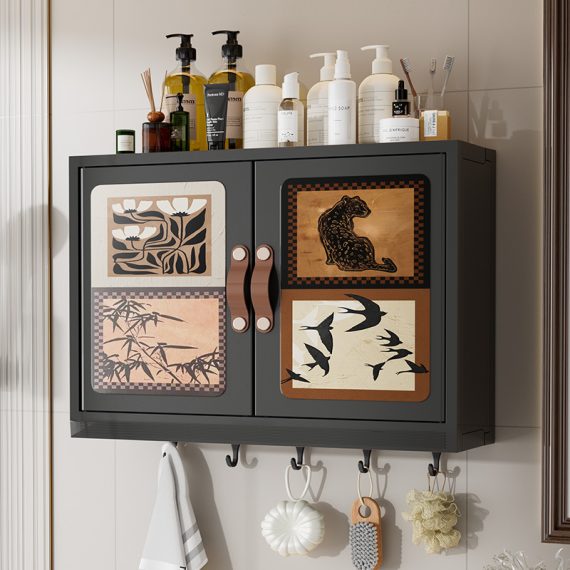 Wall Mounted Storage Cabinet - Leonard & Hazel