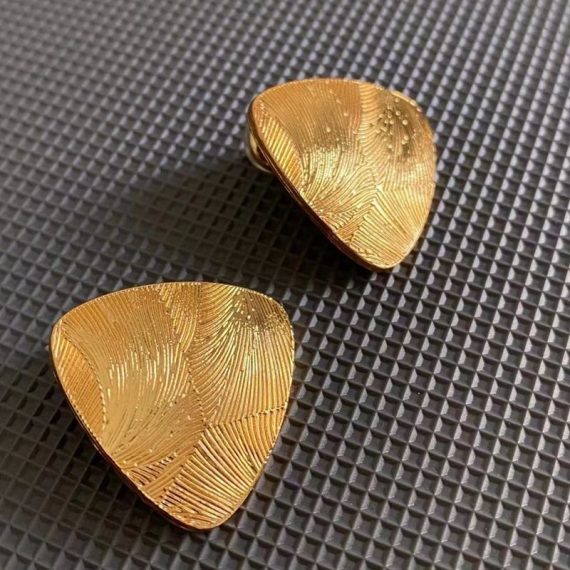Oversized Triangular Studs - Leonard & Hazel